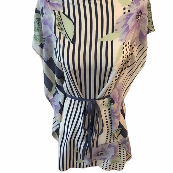 🚫 SOLD 🚫 Petticoat Alley Artsy Silk Tunic Top - Picture 8 of 15